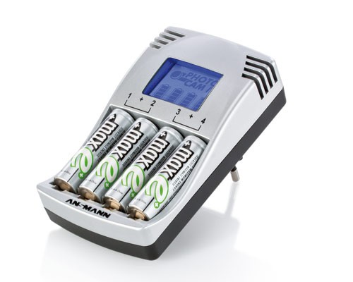 Ładowarka ANSMANN PhotoCam IV & 4x AA 2500 maxe+