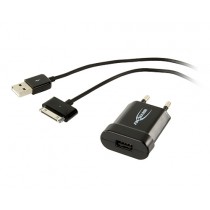 Ładowarka ANSMANN USB Charger 1A + kabel Apple