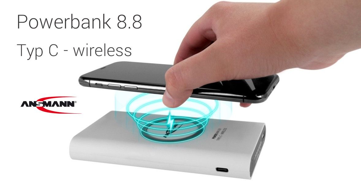 ANSMANN Powerbank 8.8 TypC wireless
